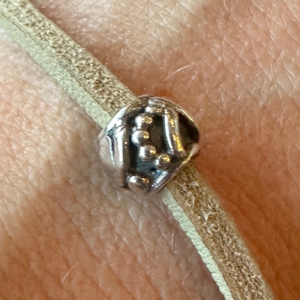 Trollbeads Silver Art Deco Bead Retired 27$